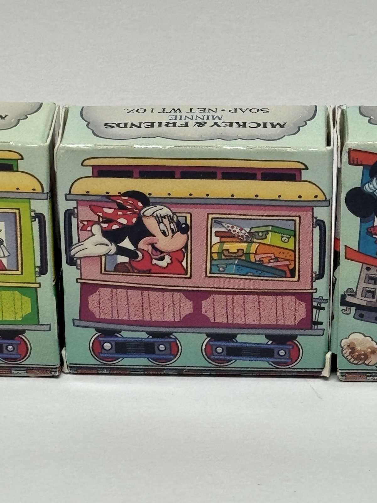 Lot Of 9 Vintage Disney Decorative Bars Of Soap NIB AVON Train