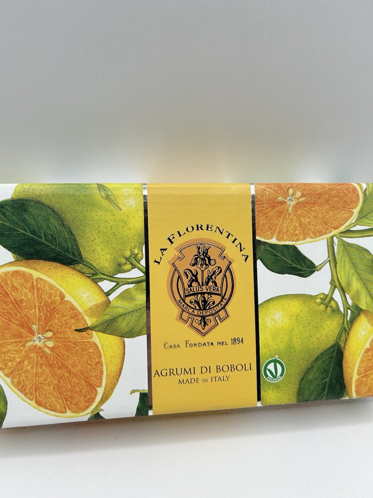 3 Pack La Florentina Luxury Bar Soap Set Agrumi Di Boboli Citrus Made in Italy