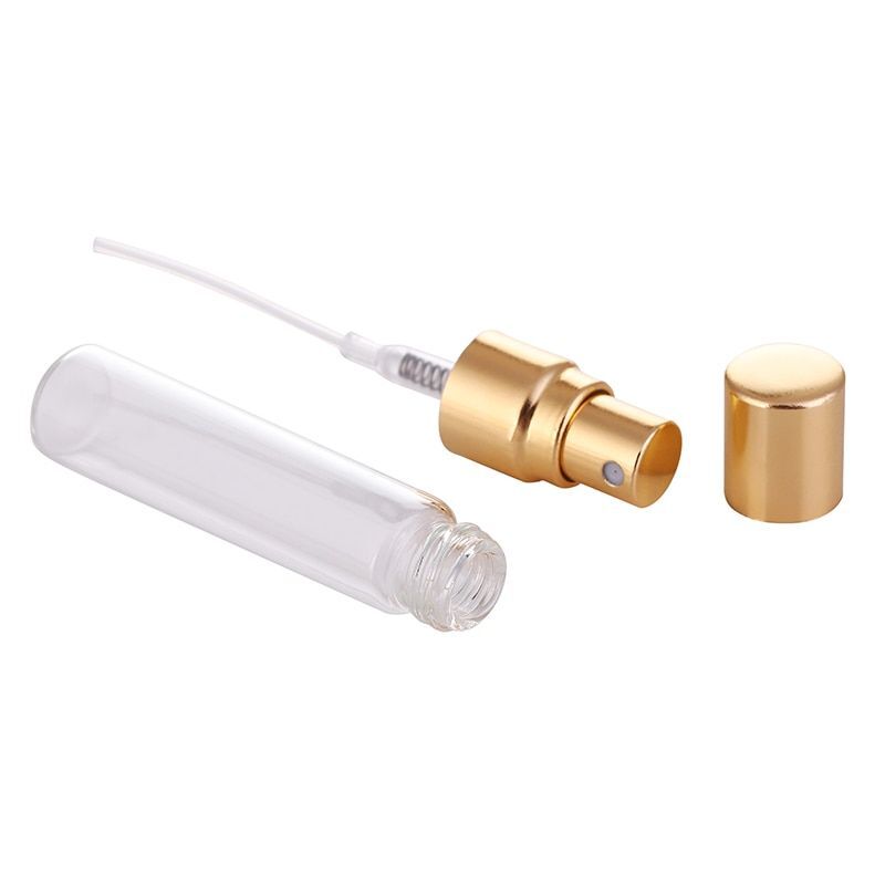 3pcs 3ml – 10ml Refillable Aluminum Nozzle Perfume Scent Spray Container Bottle