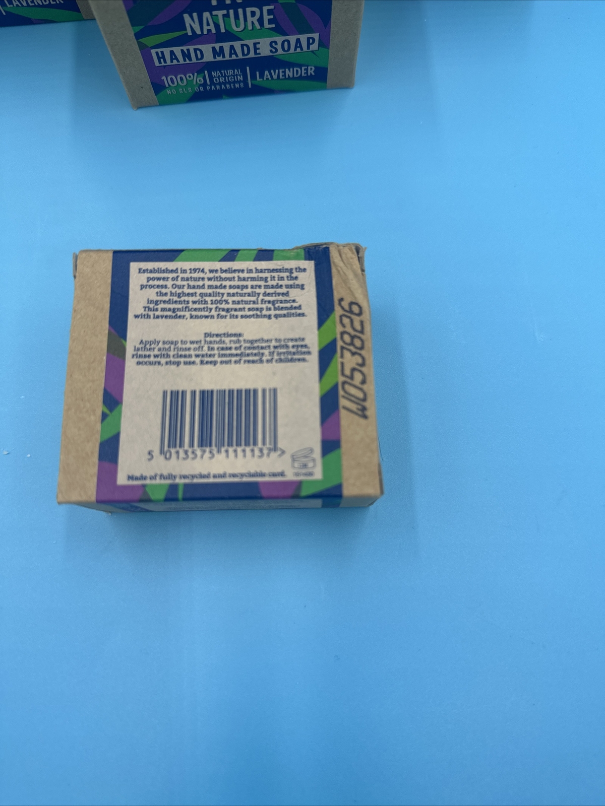 Faith in Nature Lavender Soap 100g (Pack of 6) Hand Made Soap N111 Damaged Box