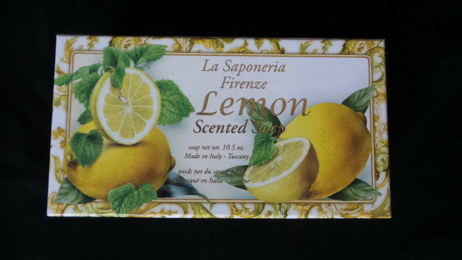 Lemon Scent Soap Bar La Saponeria Firenze Made Italy Tuscany 10.5 oz New in Box