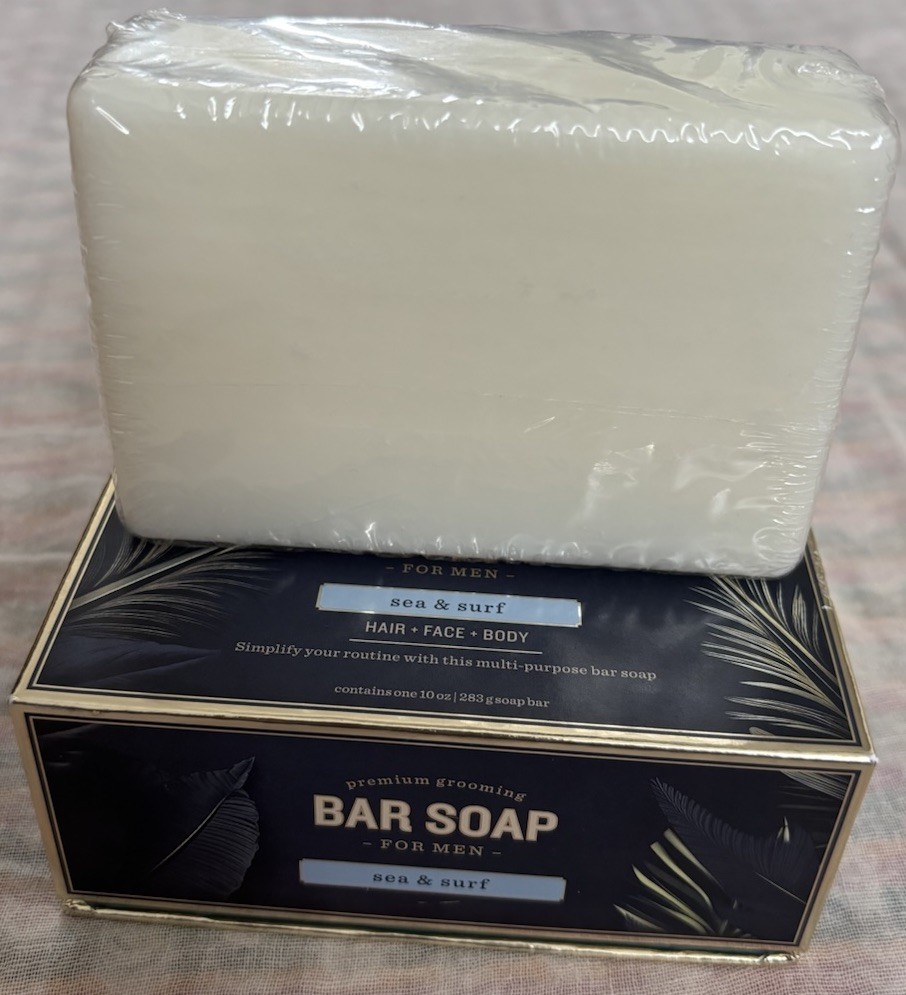 Tommy Bahama Sea Surf Men’s Luxury Jumbo Bar Soap 10 oz for Hair, Face Body