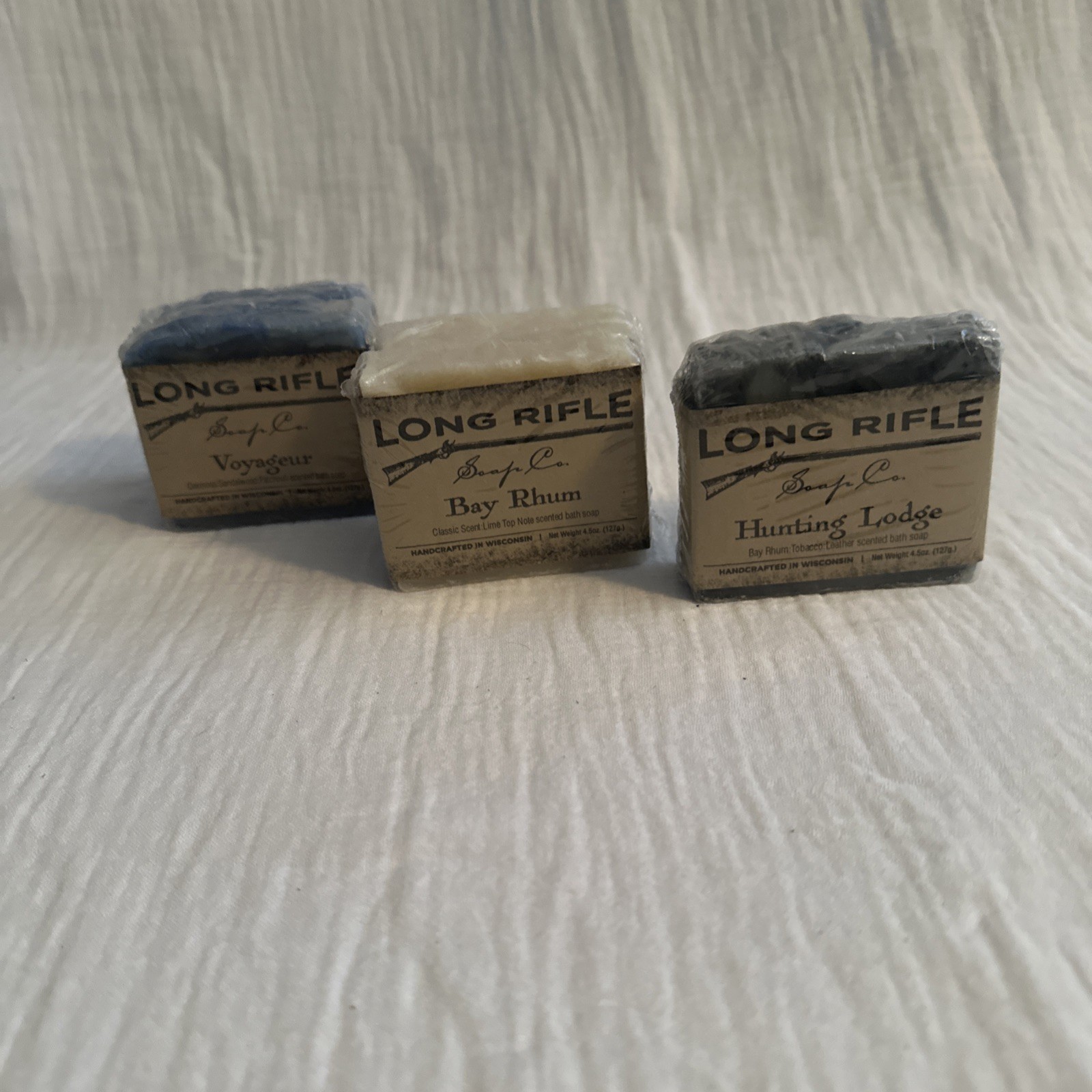 NEW Bath Soap Unopened Fancy masculine 5 Bars assort scents