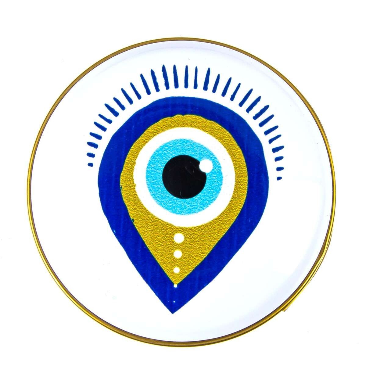 Evil Eye Olive Oil Soap in Metal Tin