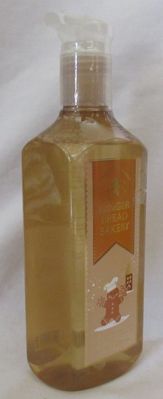 White Barn Bath & Body Works Cleansing Gel Hand Soap Lot of 2 GINGERBREAD BAKERY