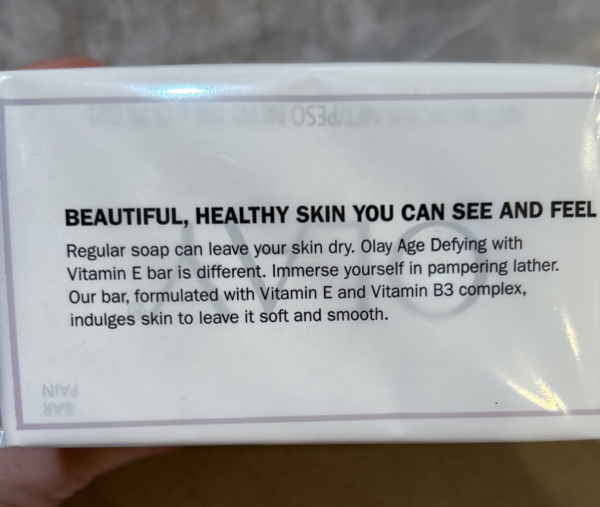 6 Ct Olay Age Defying Beauty Bar Vitamin E Vitamin B3 10x Moisture Soft Smooth