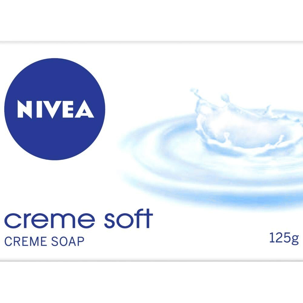 NIVEA Soap Creme Soft For Hands And Body 125g Each BUY 2 GET 2