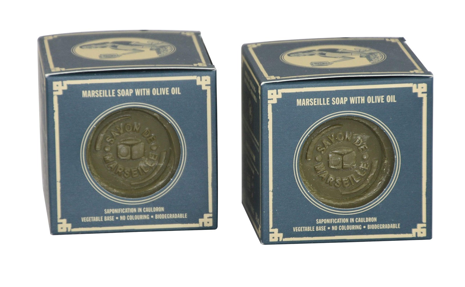 Marseille Olive Oil Boxed Soap 200g (7 oz) – 2 Pack