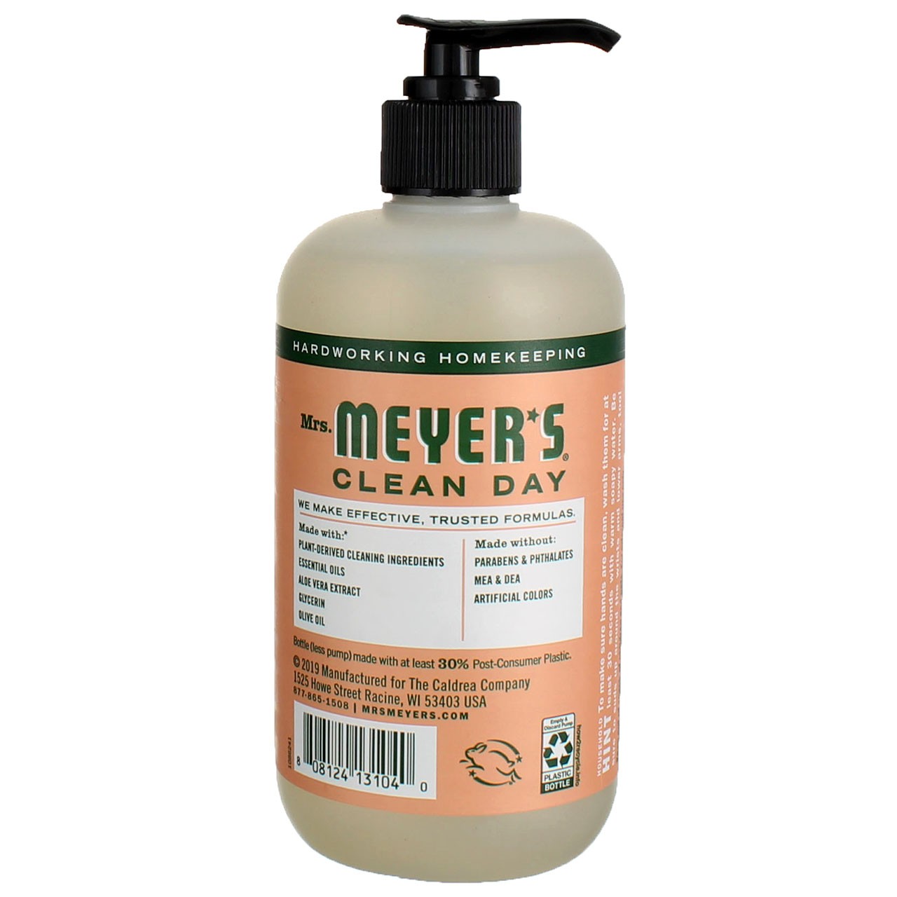 6 Pack Mrs. Meyer’s Clean Day Hand Soap Liquid, Geranium, 12.5 fl oz