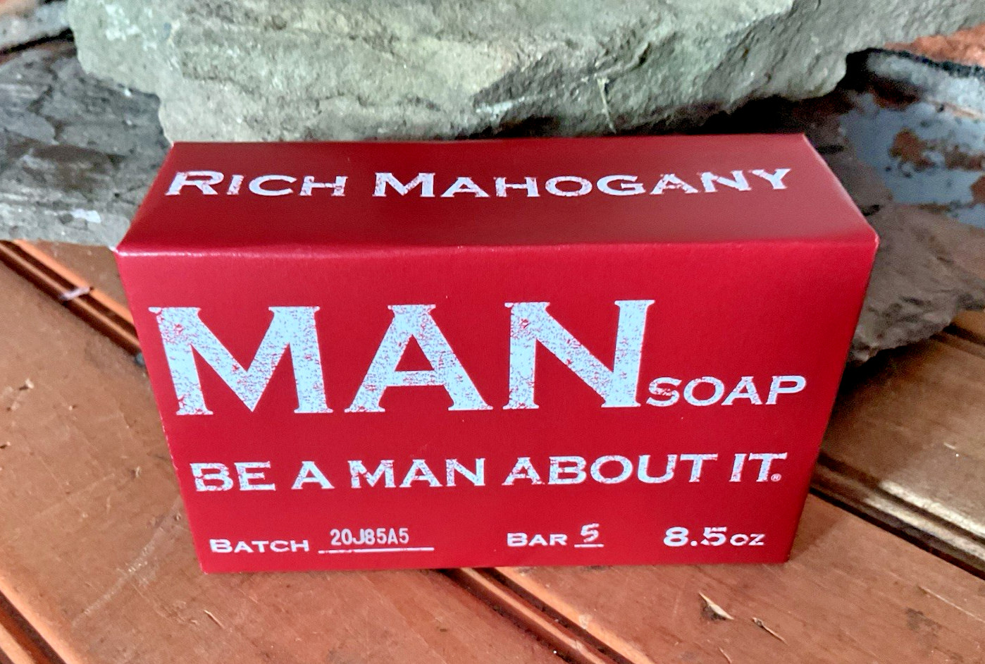 Small Batch “Rich Mahogany” Handcrafted “Be a Man About it” Soap…Ships Free!