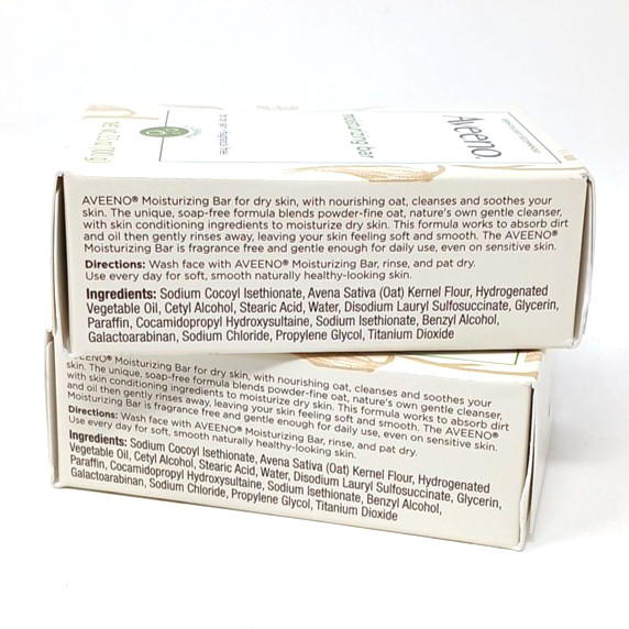 Aveeno Moisturizing Bar w/ Nourishing Oat 3.5oz ( 2 bars )