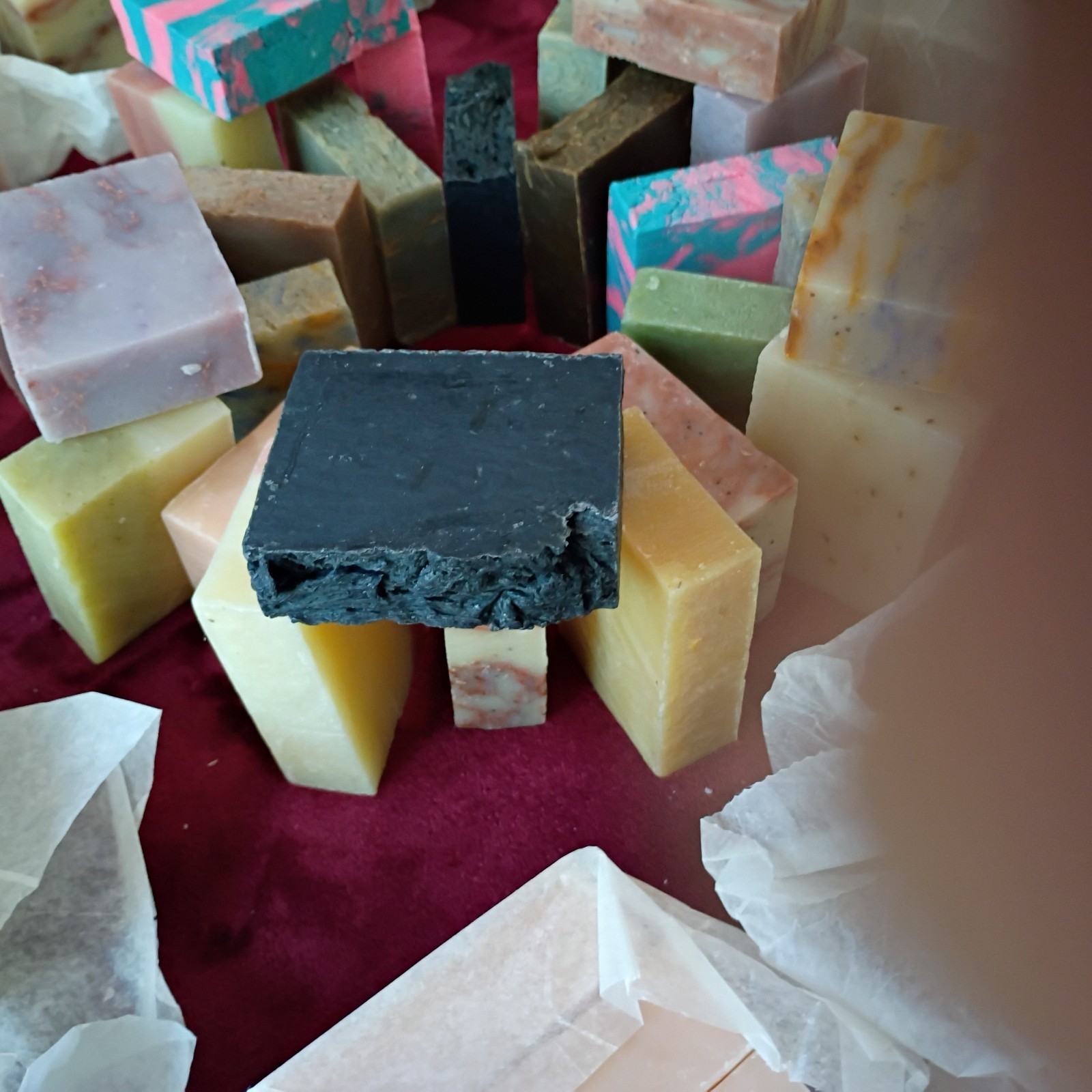 Handmade Lye Soap 6 Bars Natural Castile Organic Variety pack Gifts Camp Bath