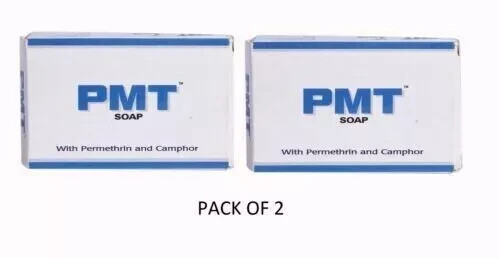 2 X PMT soap Permethrine Soap For All Skin Type Fast Shipping