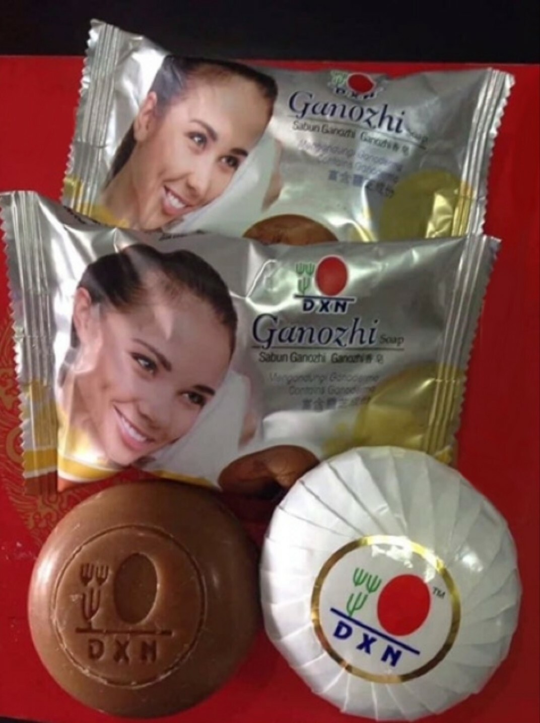 x2 DXN Ganozhi Soap with ganoderma, 80g~Ship from Malaysia 🇲🇾