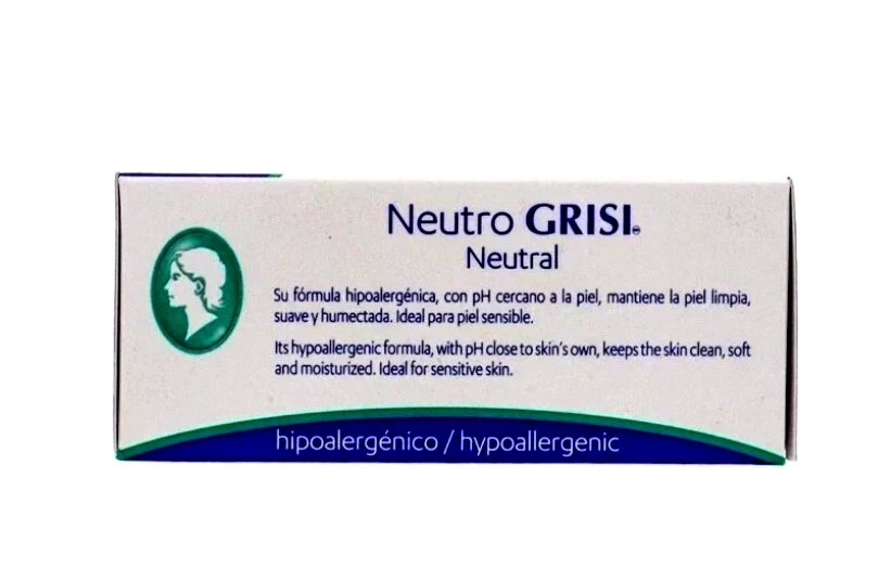 Neutro Grisi Neutral Bar Soap 3.5 OZ per Bar-Brand New & Sealed