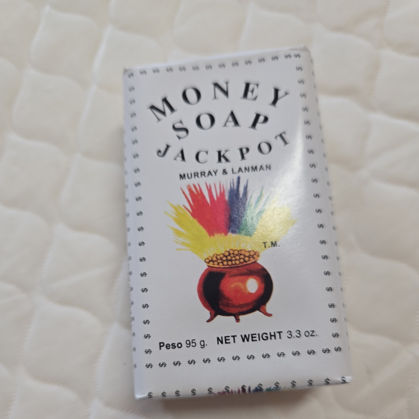 Money Jackpot Soap Murray & Lanman Bar Soap 3.35oz Bar
