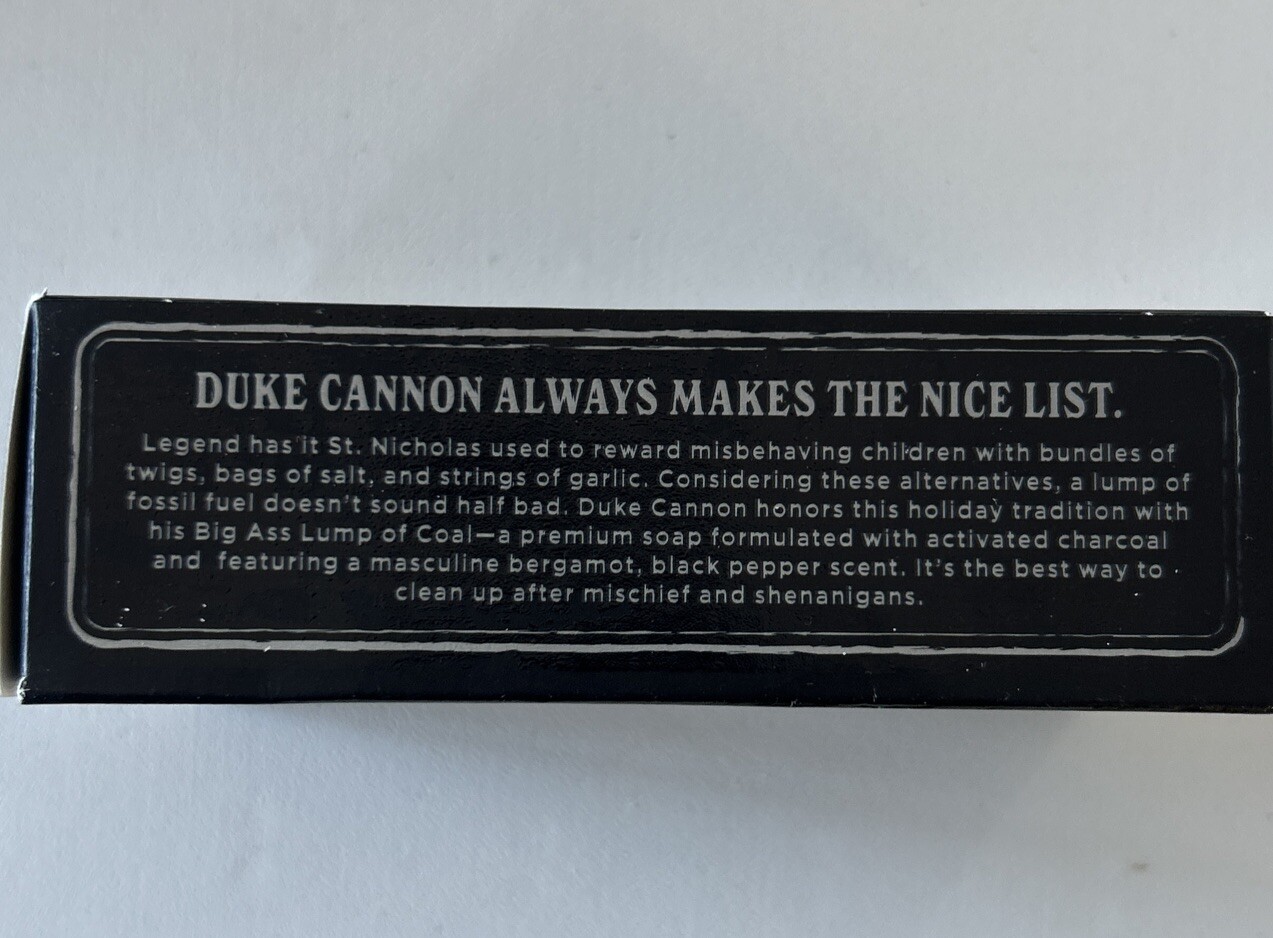 Duke Charcoal Soap – 10oz