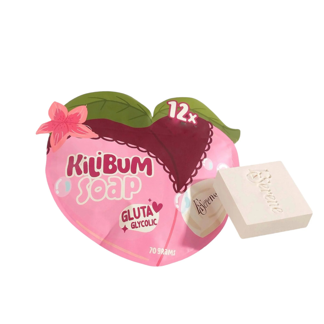 KSerene KiLiBUM Gluta Glycolic Soap 3 Bars 70g AHA Kojic Glutathione Exfoliating