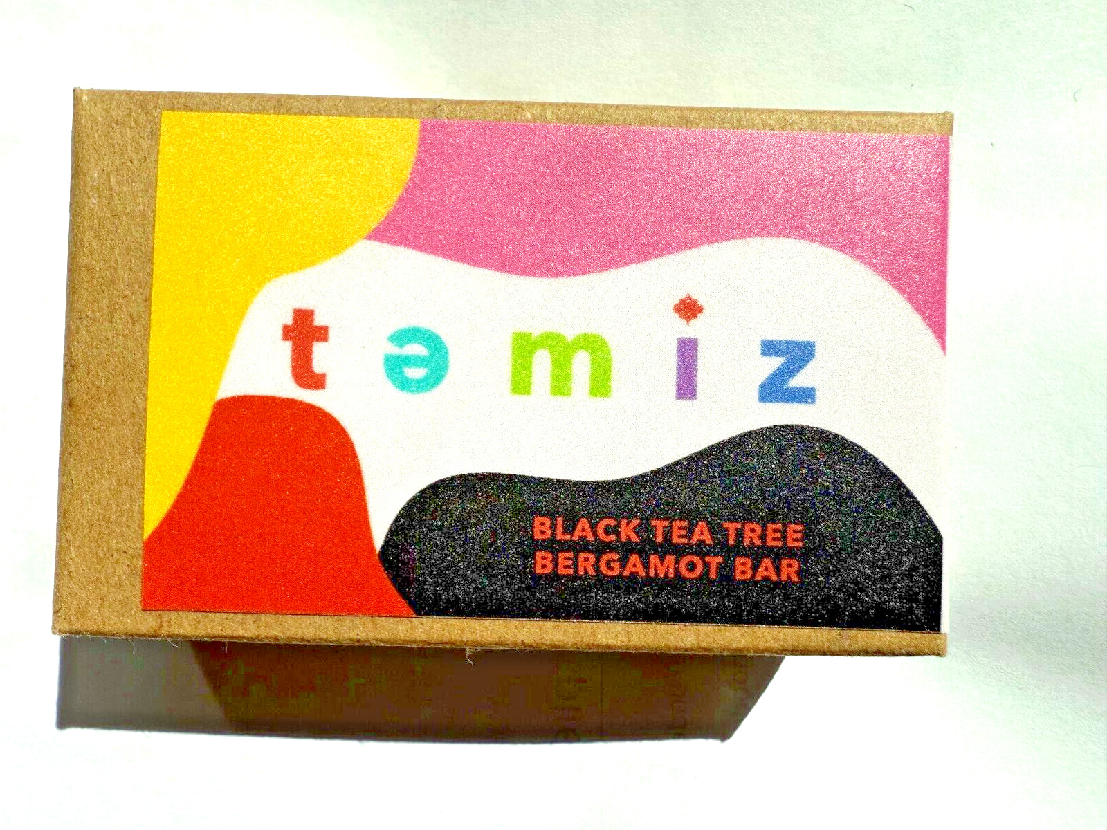 Temiz Hamam Hand Crafted Body Soap Bar Black Tea Tree Bergamot Bar 4oz.