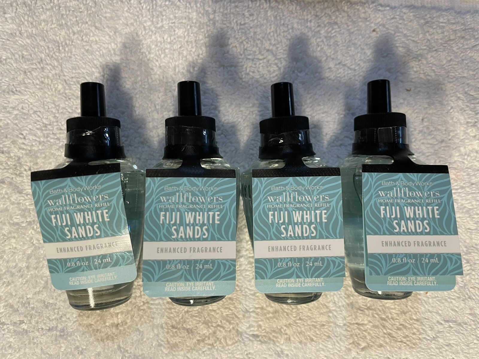 Bath & Body Works Wallflowers NEW Refill Plug-Ins Lot of 4 FIJI WHITE SANDS