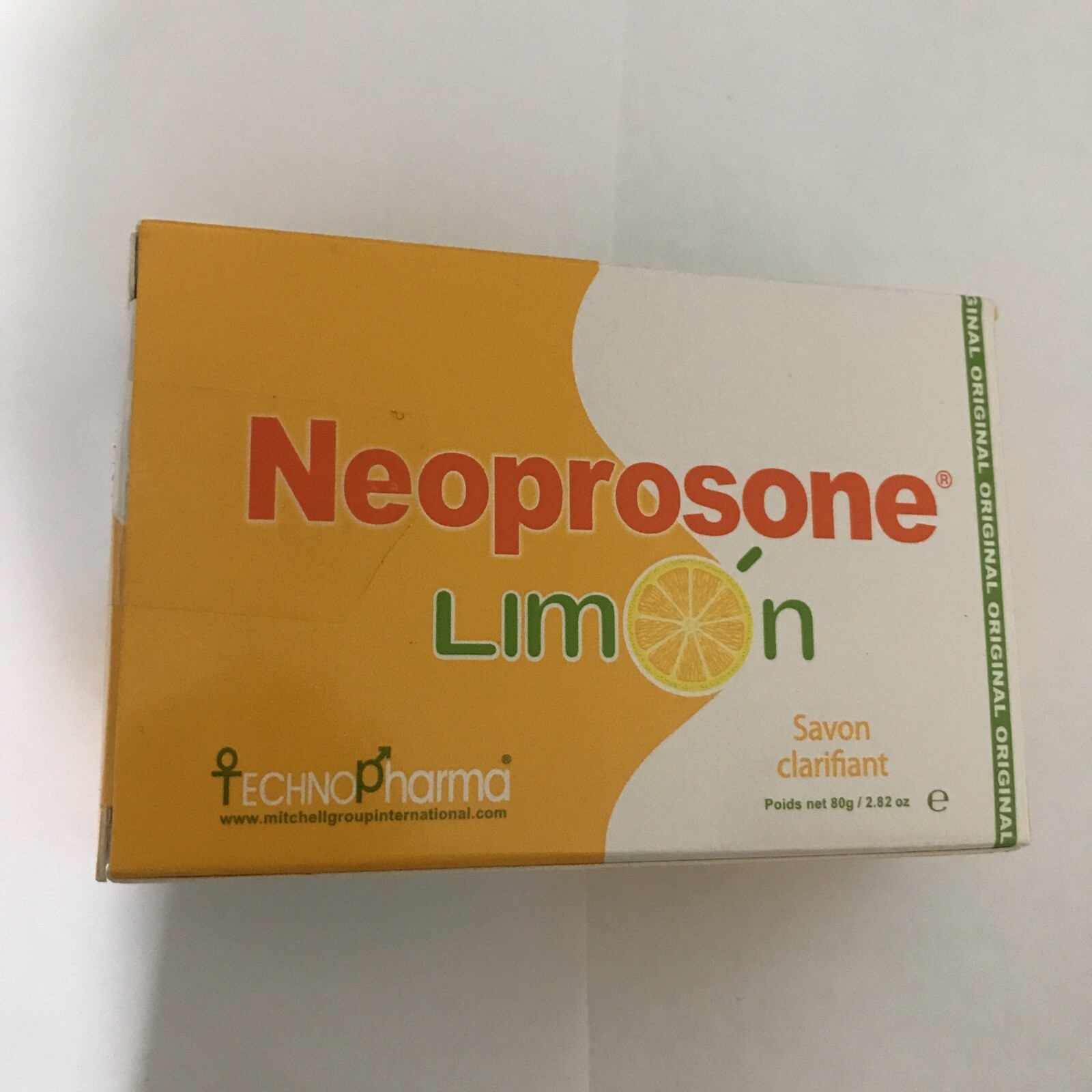 Neoprosone Limon Complexion Cleansing Bar 2.82 Oz Product Of UK