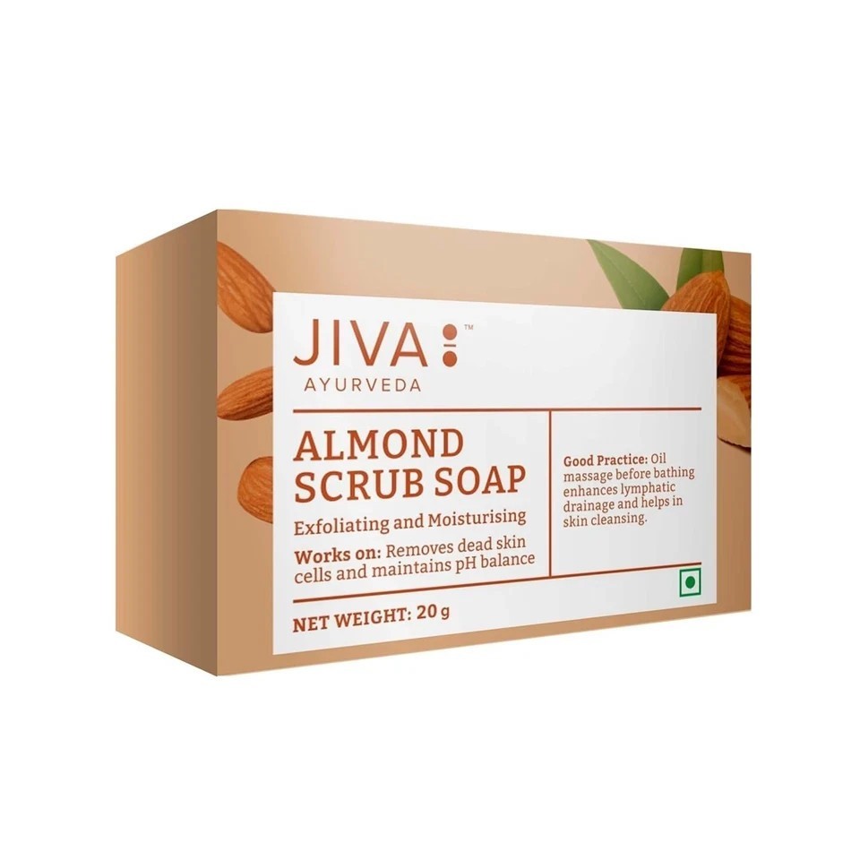 Almond Soap 100gm | Controls Acne, Pimples & Blackheads (Pack Of 4)