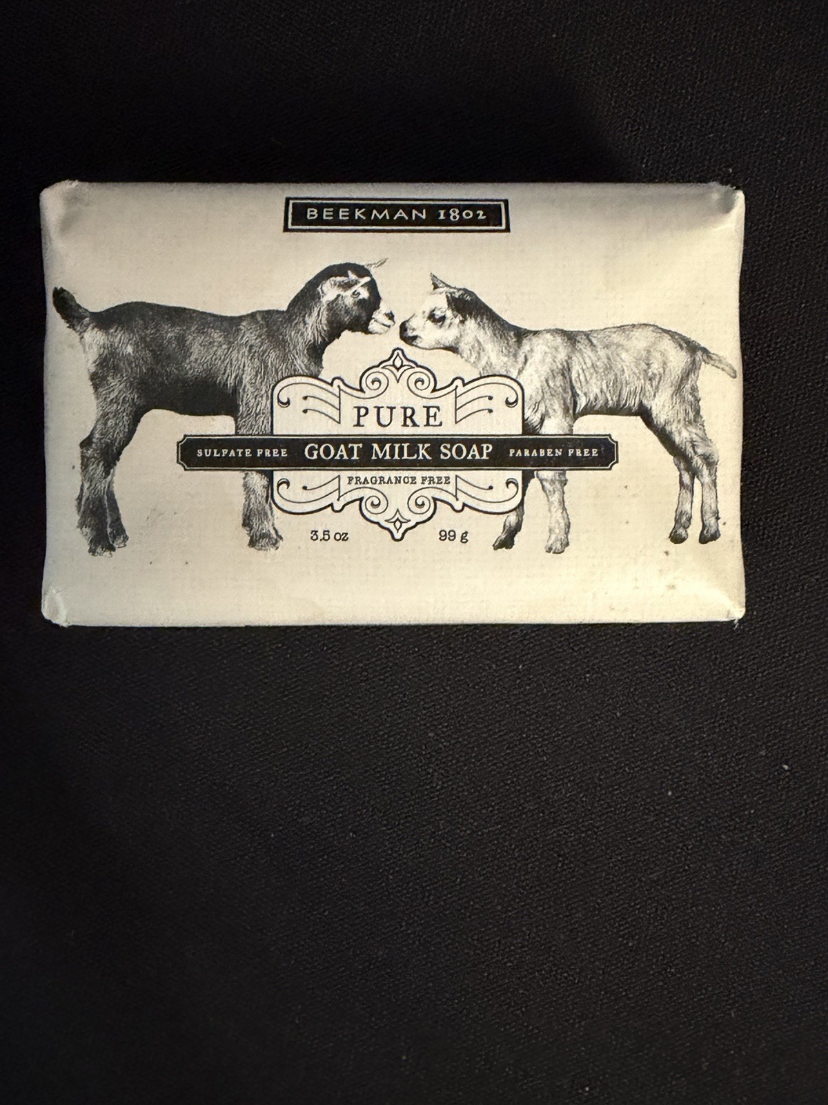Beekman 1802 Goat Milk Bar Soap – PURE Fragrance Free – 3.5 oz NEW FREE SHIP