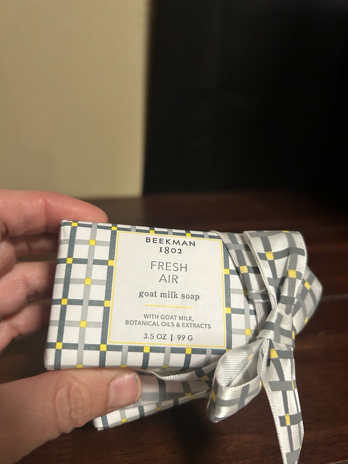 Beekman 1802 Goat Milk Bar Soap 3-piece Soap Set 3.5 Oz Fresh Air
