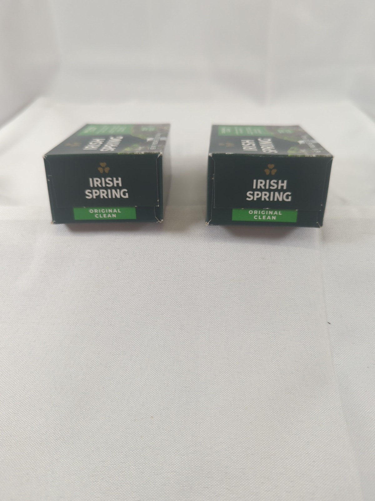 Irish Spring 2ct Original Clean 3.7 oz Soap Bars W/Flaxseed Oil Made in Mexico