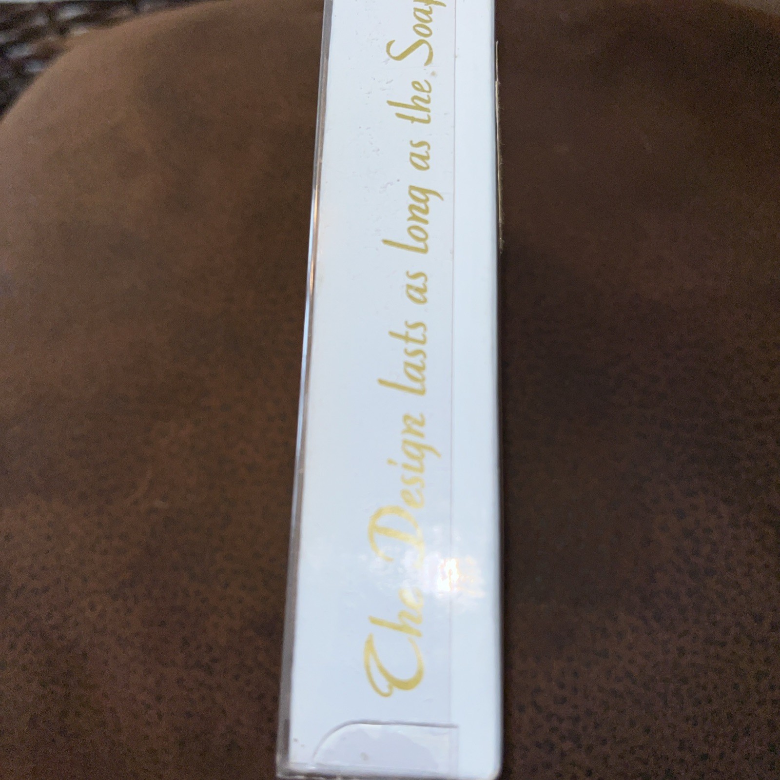 VINTAGE Katherine Gray soap hard french milled soap Fleur-de-Lis Design