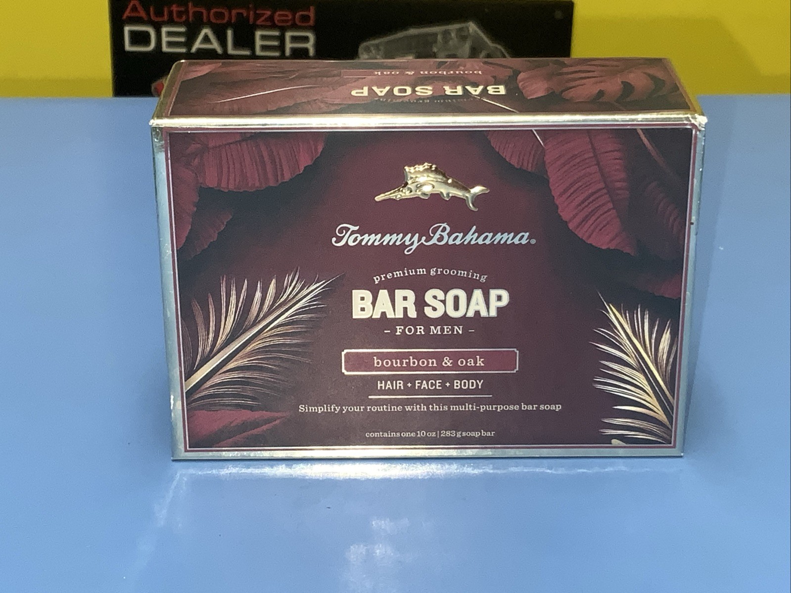 Tommy Bahama Bar Soap Bourbon & Oak 10 Oz Hair Face Body Damaged Box NEW