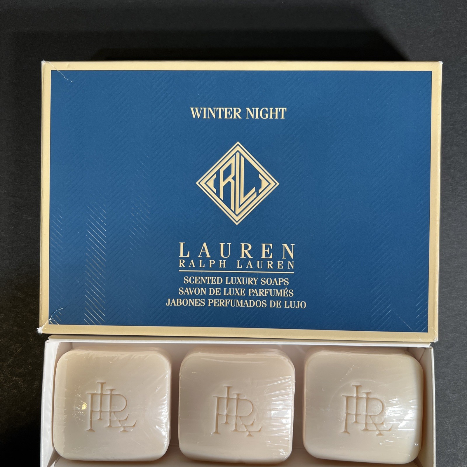 Vtg Lauren Ralph Lauren Luxury Body Hand Soap 5 Sealed Bars Lightly Scented