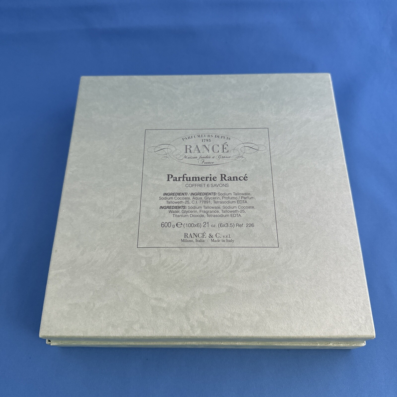 Parfumerie Rance Soaps 1795 Corylopsis 6 Soaps 3.5oz/21oz total New Old Stock