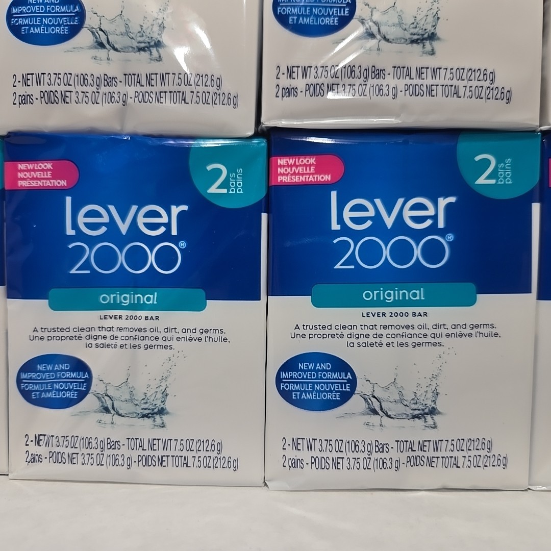 Lever 2000 Original Bar Soap 2 Packs Lot Of 10 Each Bar 3.75oz 20 In Total