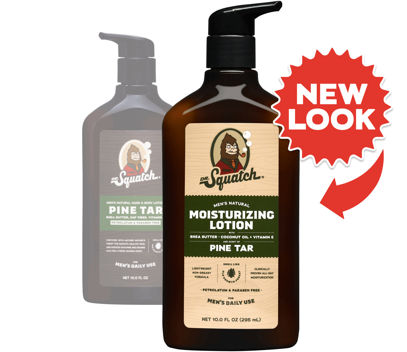 Dr Squatch Natural Hand & Body Lotion Dry Skin | Pine Tar #831