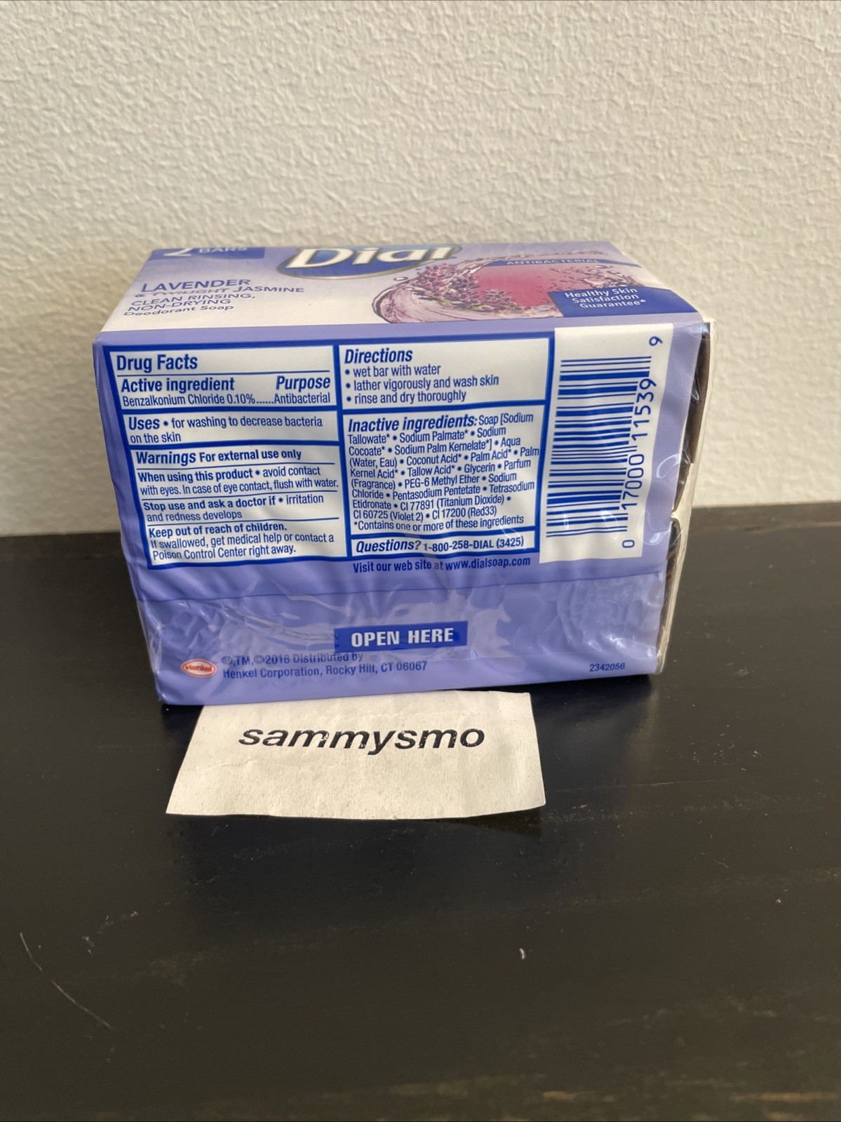 Dial Lavender Twilight Jasmine Antibacterial Soap, 2 pack, 3.2oz. DISCONTINUED