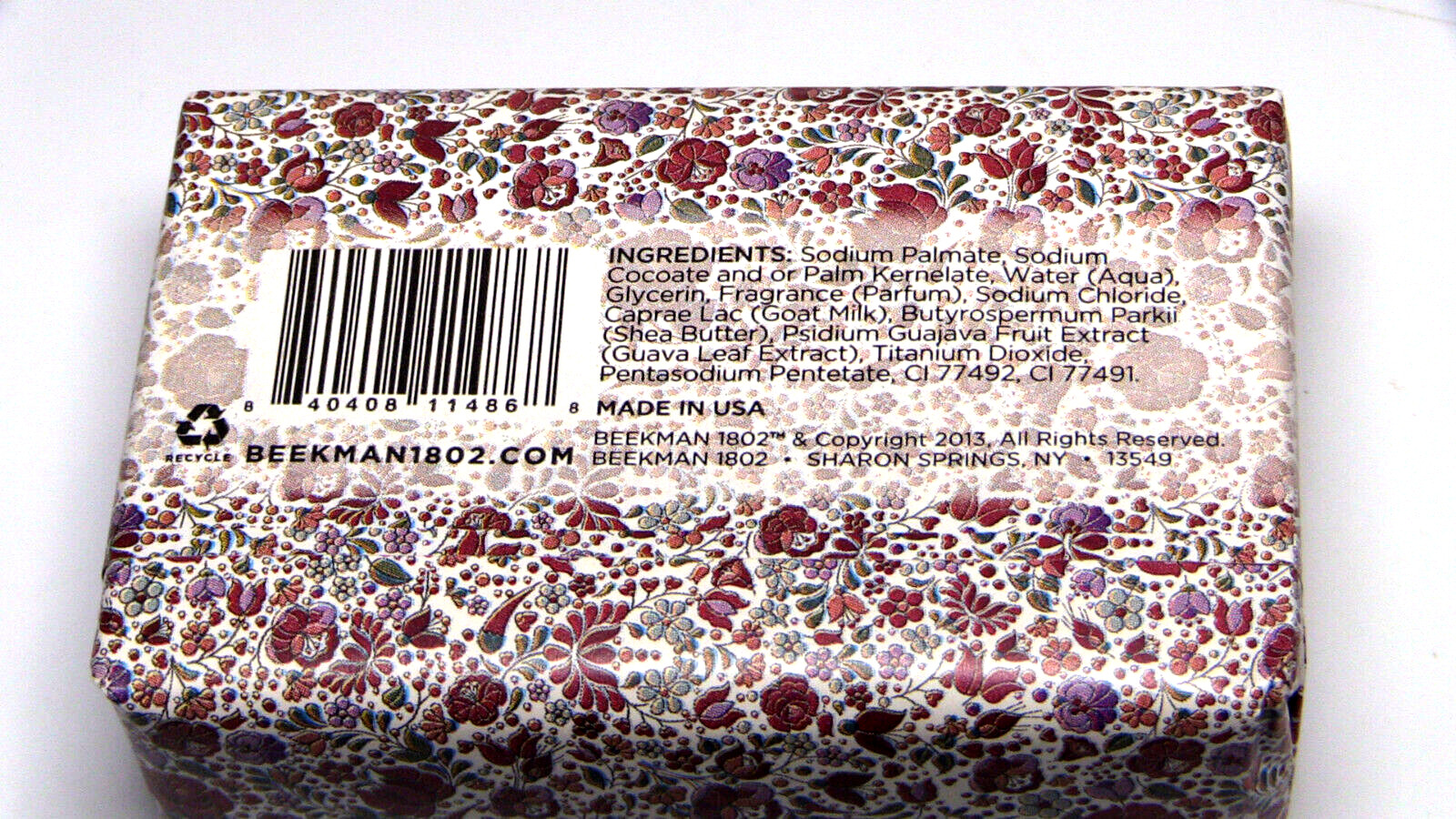 2 Beekman 1802 Goat Milk Soap Bars Honeyed Grapefruit 3.5 oz Fragrance free 9oz