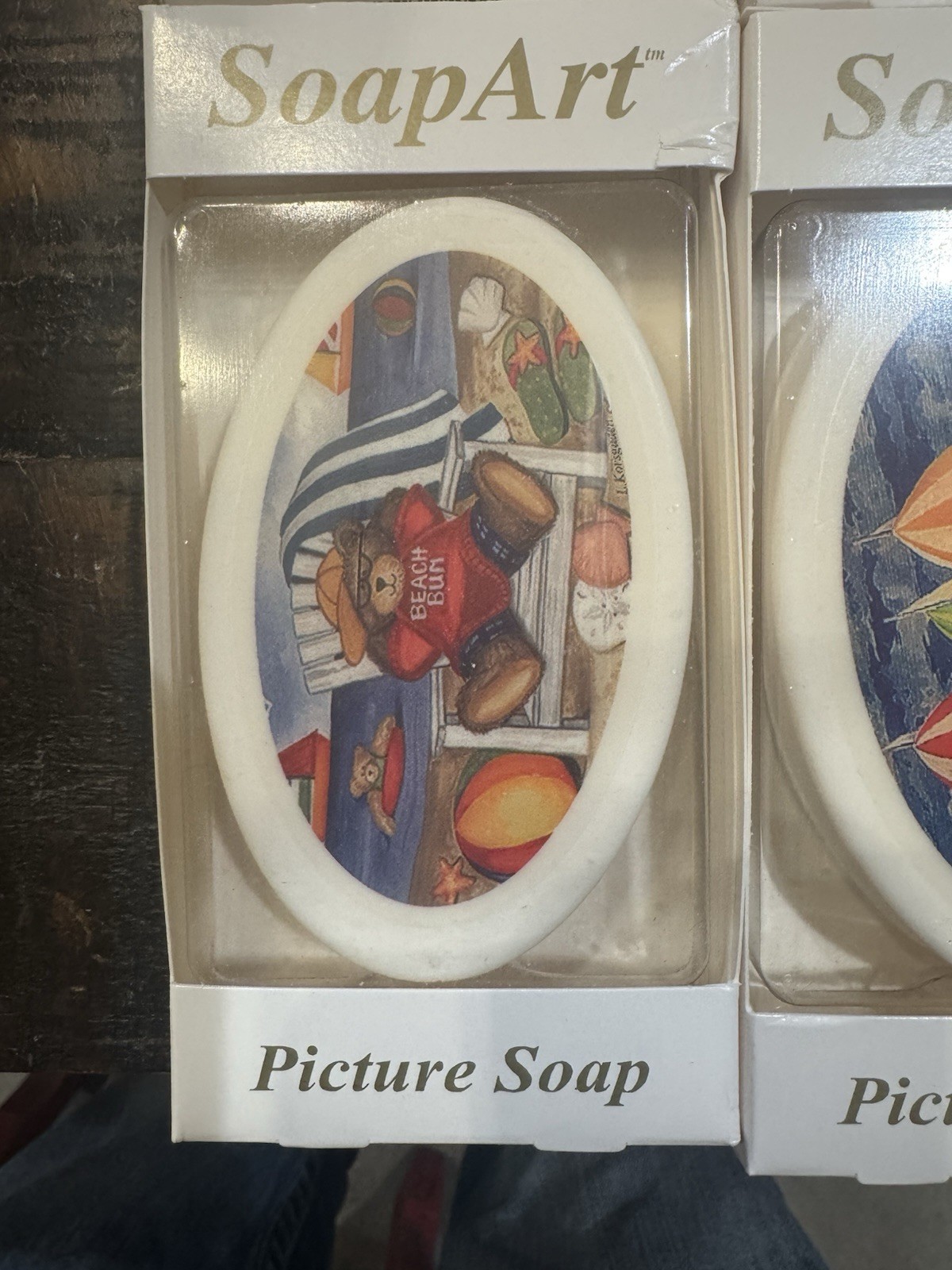 Vintage 4 Piece Soap Art Picture Soaps Beach House Decor Salt Life 3 oz – NEW!