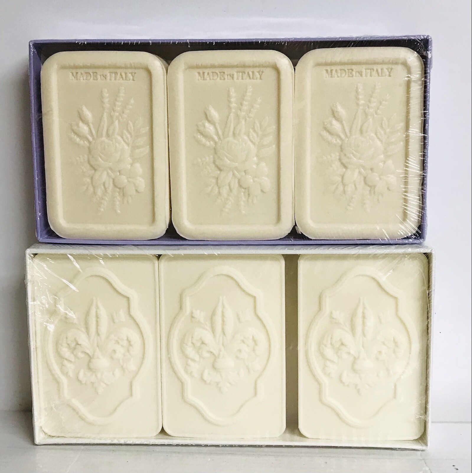 Saponificio ~ Almond & Iris Handmade Bar Soap 6 bars 4.40 oz Each