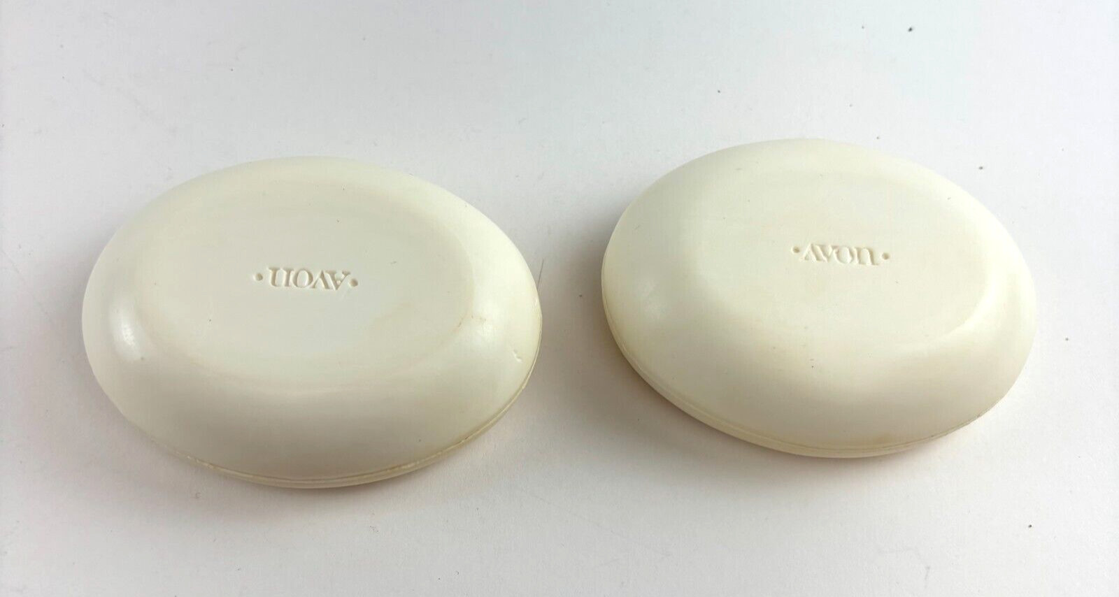 Vintage Avon Flower Fairies Decorative Soap Bars Set of 2 Collectible Oval Soaps