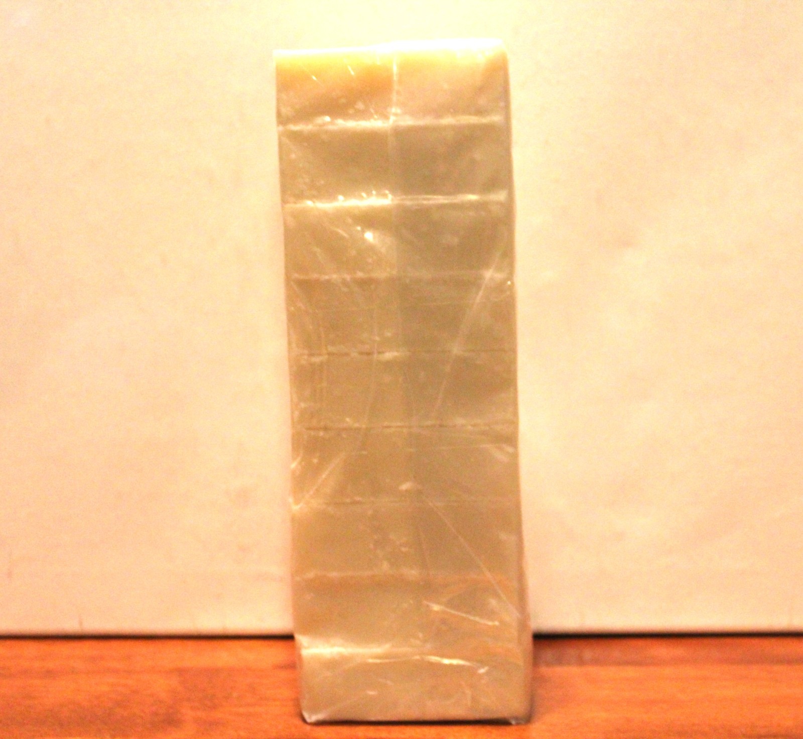 Bay Rum Cold Processed handmade soap loaf, 9 precut bars