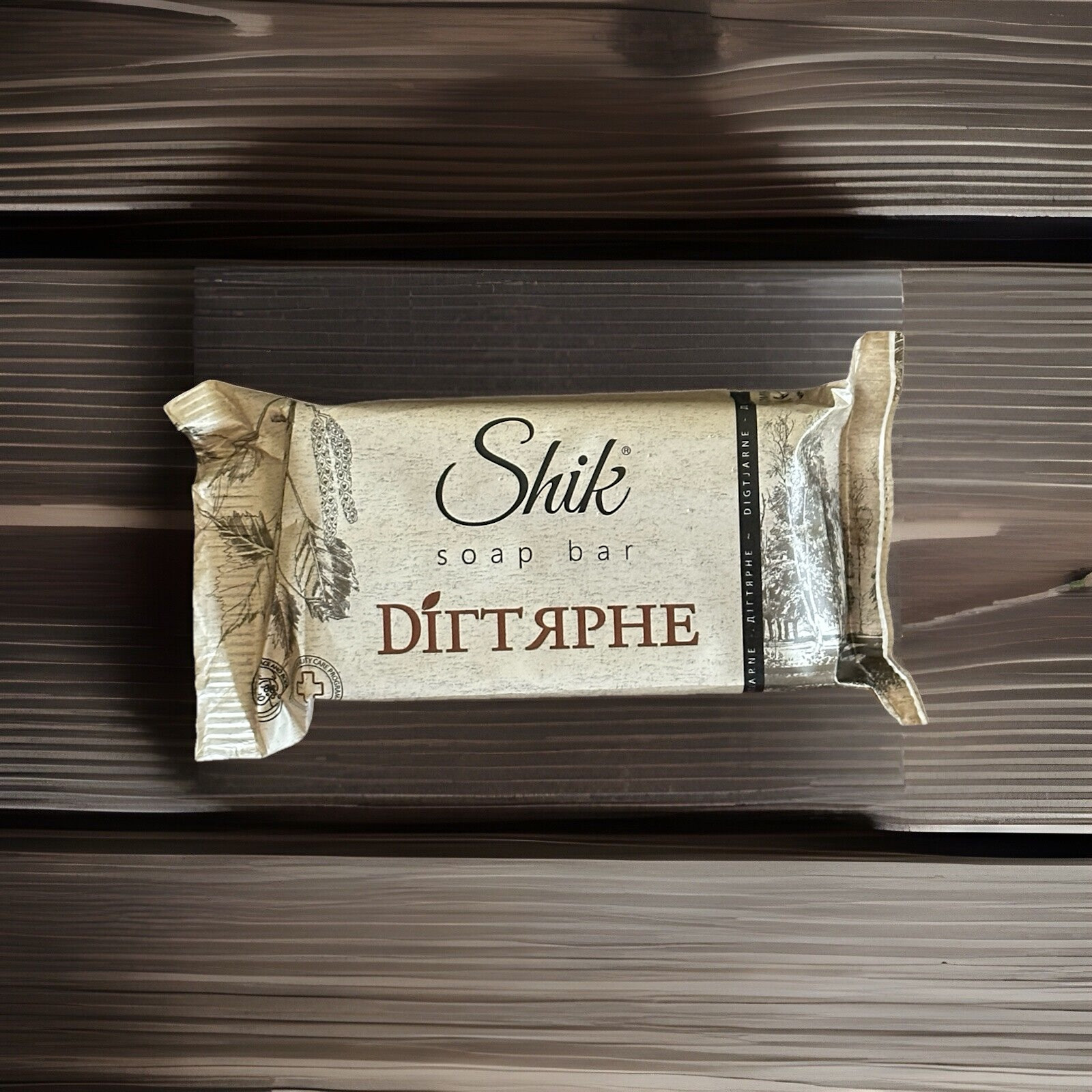 Ukrainian soap with natural birch tar, antiseptic action tar 3 x 140gr