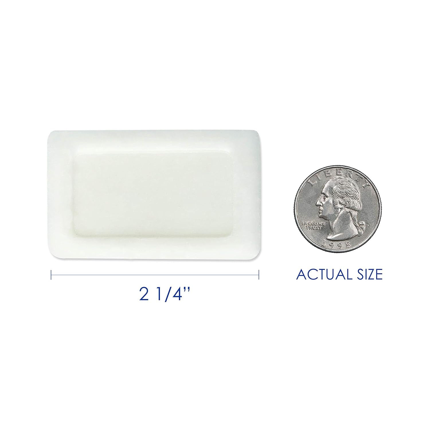 0.5 Oz Bar Soap [100 Pack] Hotel Travel Size, Individually Wrapped, Vegetable Ba
