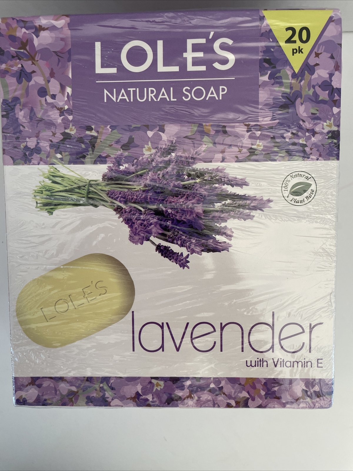 LOLE’S Beauty Natural soap Lavender with vitamin￼ E-20 Pack