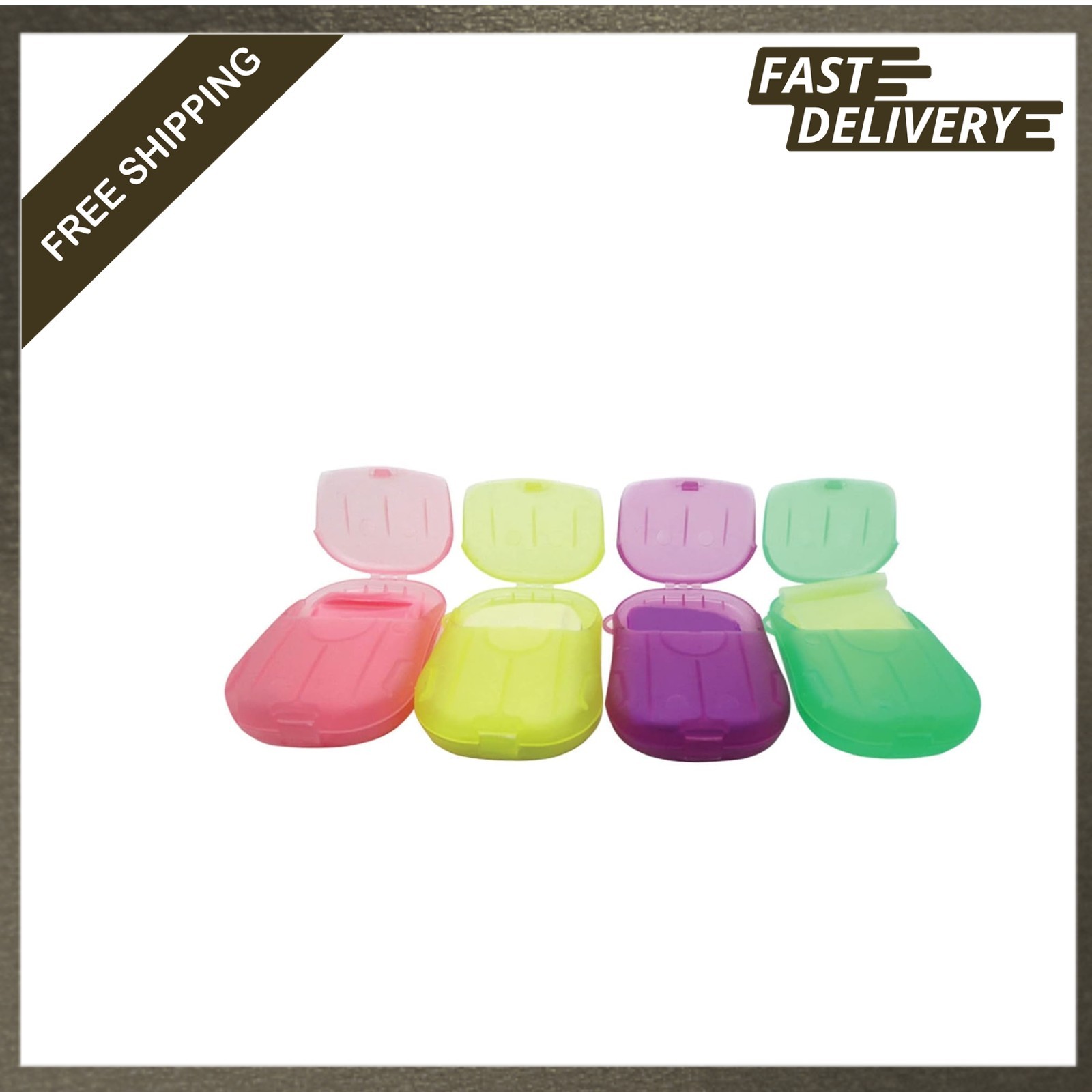 Paper Soap Sheets Assorted 4 Pack Portable Disposable for Travel Camping Hiking