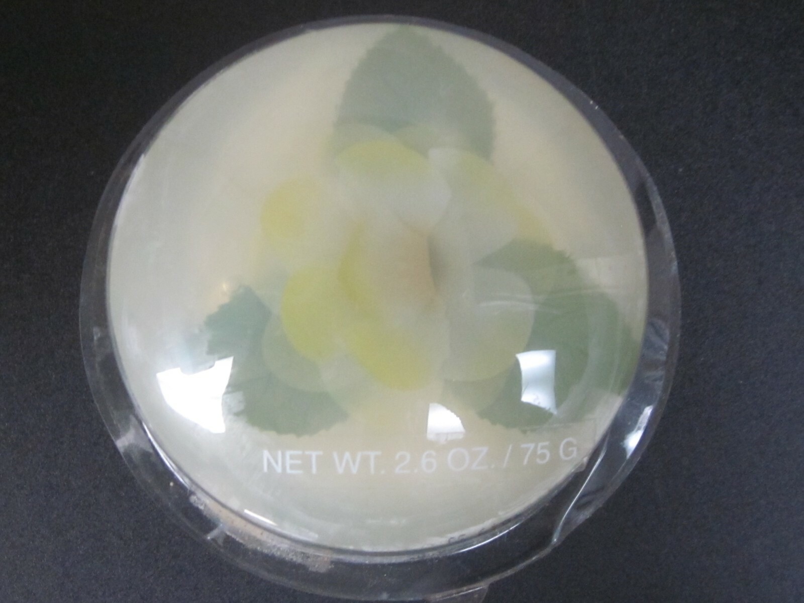 DECORATIVE SOAP-FLOWER MOTIF/SEALED/VINTAGE 2.6 ozs