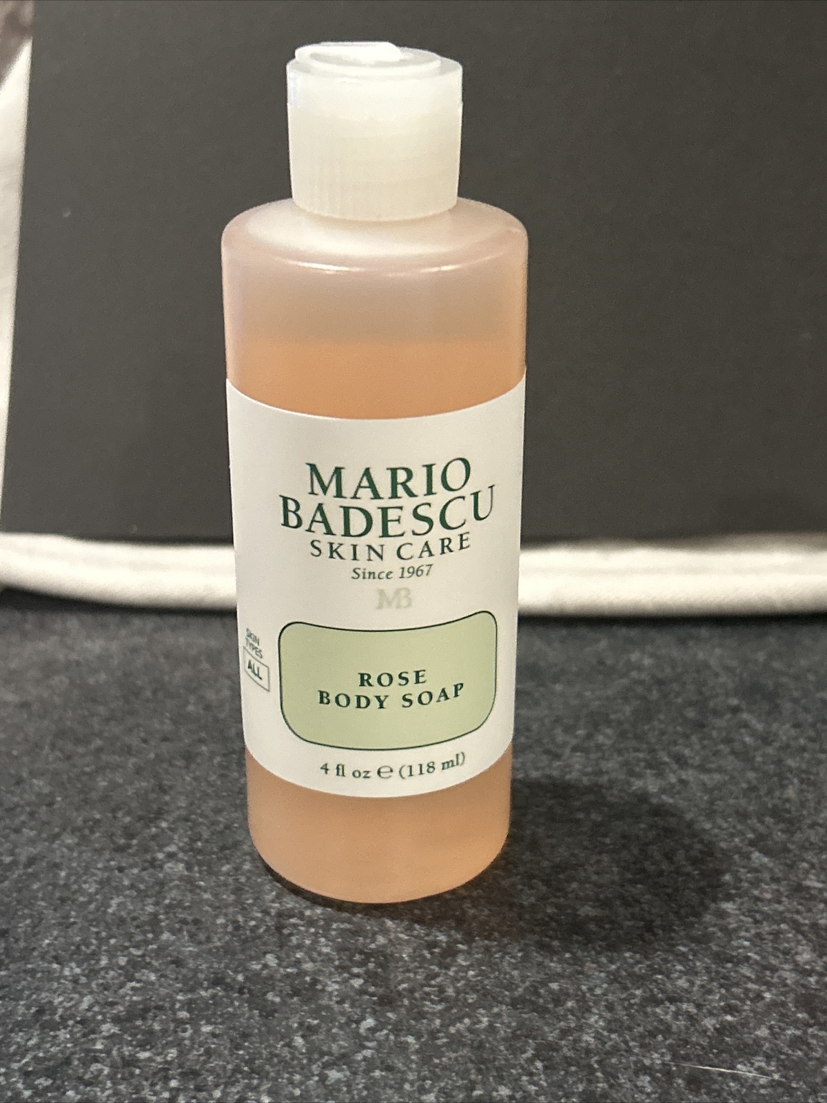 Mario Badescu Skin Care Rose Body Soap, 118 mL / 4 fl. oz – New – All Skin Types