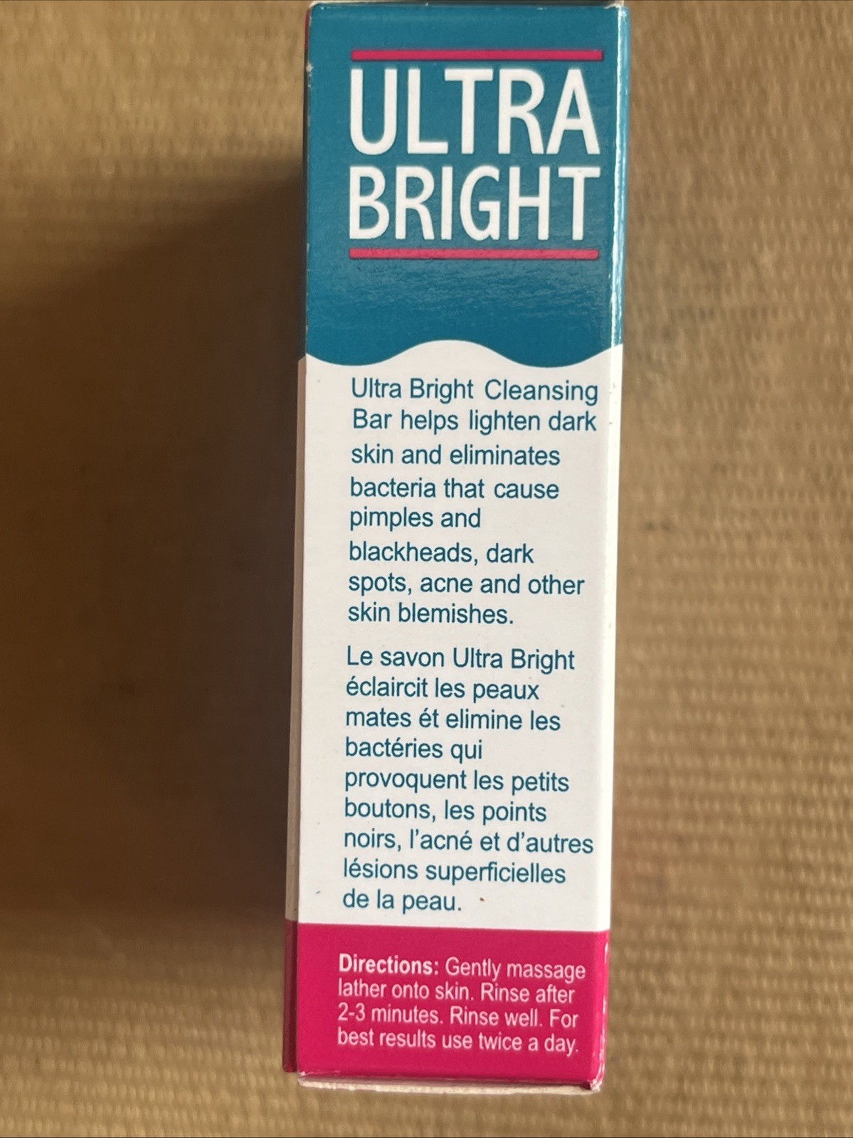 Ultra Bright Lightning Complexion Cleansing Bar 2.82 Oz Product Of UK