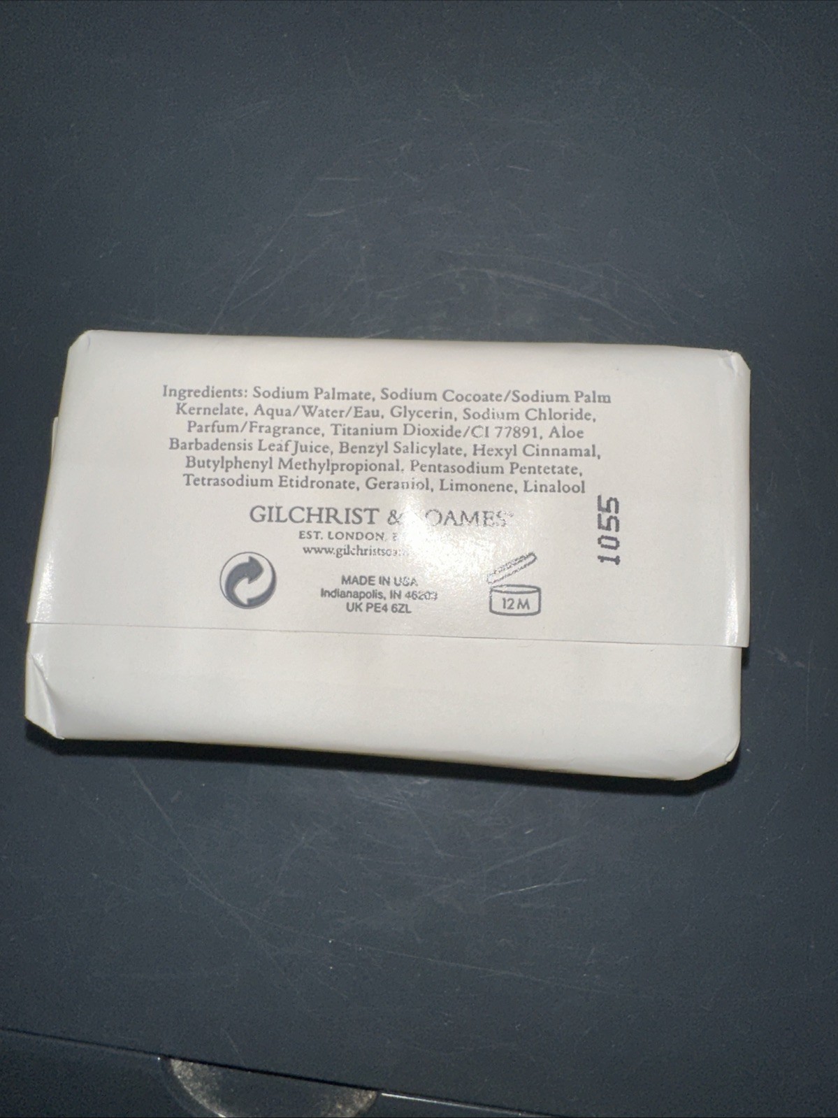 Gilchrist & Soames Aloe Vera Moisturizing Skincare Soap 2 oz Bar (5) BARS