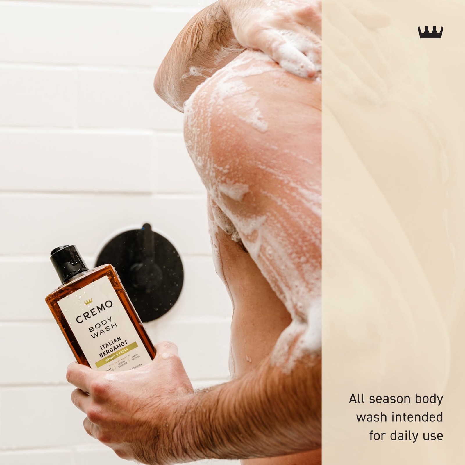 Cremo Body Wash for Men, Rich-Lathering 16 Fl Oz (Pack of 1), No Color